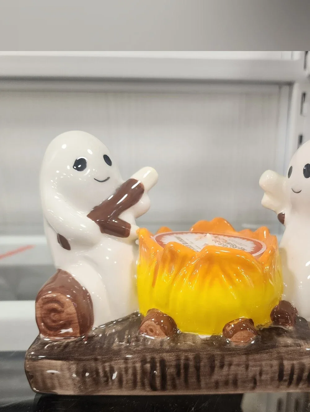 SUMMERWEEN HALLOWEEN Campfire GHOSTS CANDLE Scented Toasted Marshmallow